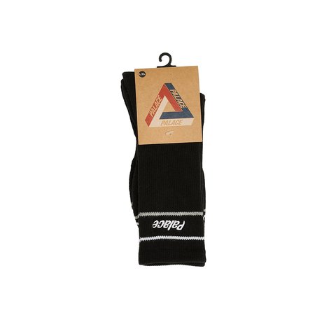 Palace LO CASE SOCK BLACK - Colorway