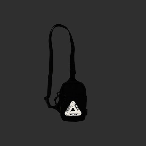 Palace CORDURA ECO HEX RIPSTOP SHOT BAG BLACK - Colorway