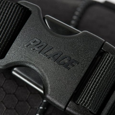 Palace CORDURA ECO HEX RIPSTOP SHOULDER BAG BLACK - Colorway