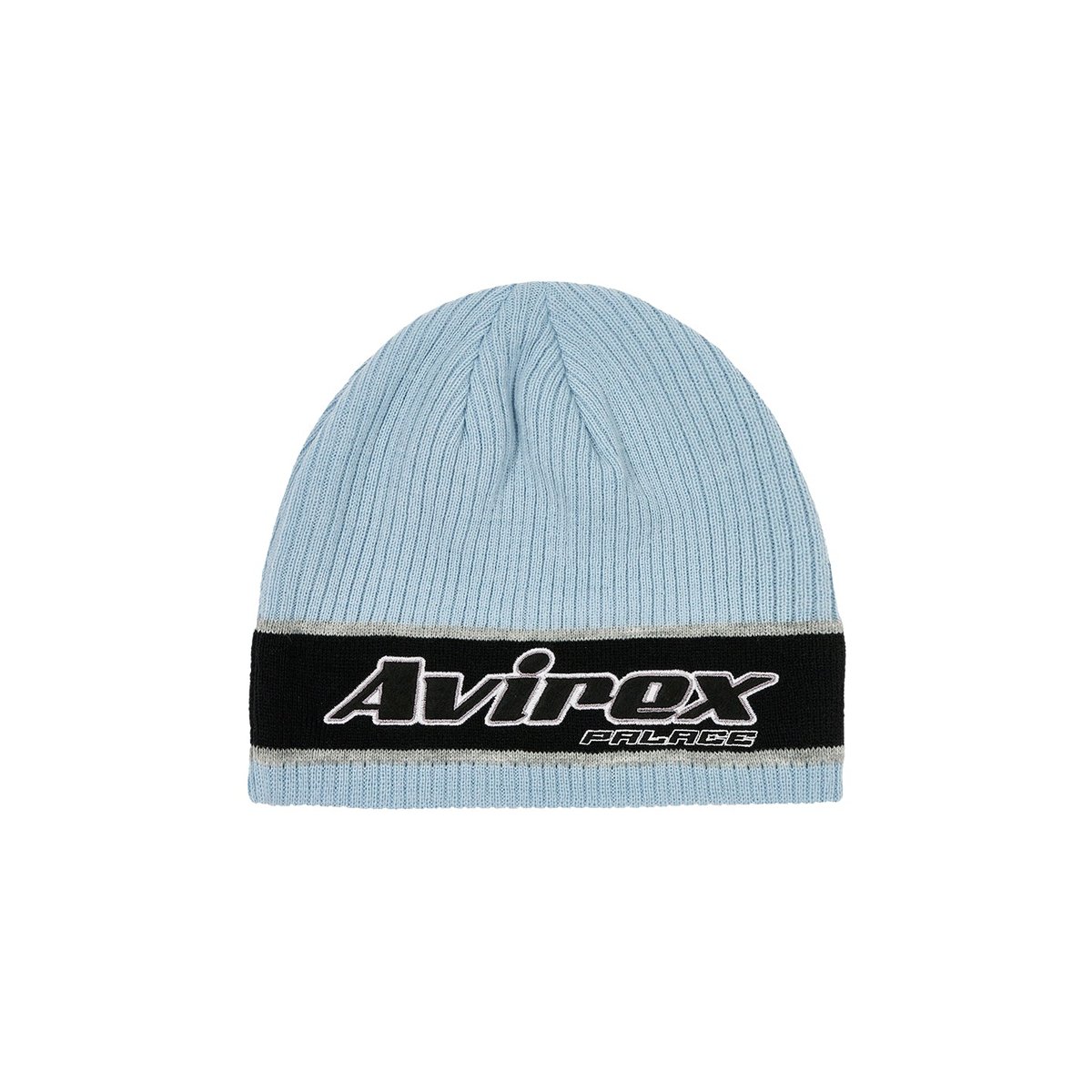 Palace PALACE AVIREX NEIN CUFF BEANIE CHILL BLUE (Autumn 2023) - €48.00