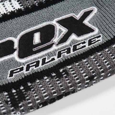 Palace PALACE AVIREX NEIN CUFF BEANIE GREY MARL - Colorway