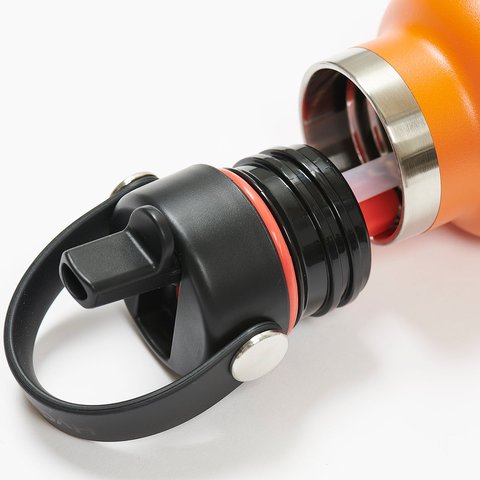 Palace PALACE HYDRO FLASK 21 OZ STANDARD MOUTH WITH FLEX STRAW CAP ORANGE - Colorway