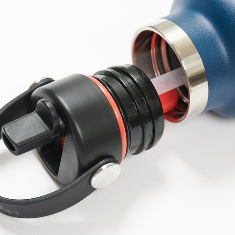 Palace PALACE HYDRO FLASK 21 OZ STANDARD MOUTH WITH FLEX STRAW CAP NAVY - Colorway