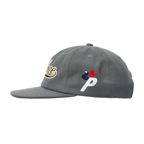 Palace POSH SCRIPT STRAPBACK GREY - Colorway