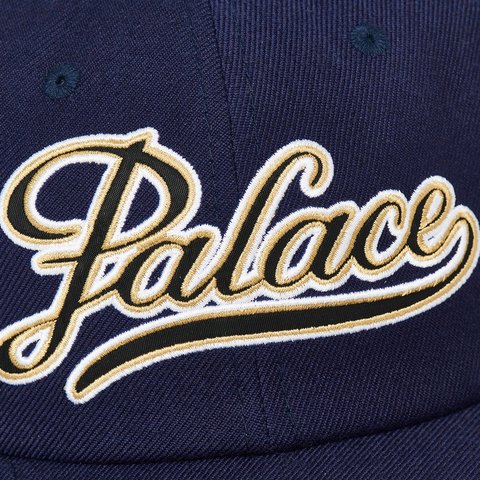 Palace POSH SCRIPT STRAPBACK NAVY - Colorway