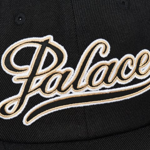 Palace POSH SCRIPT STRAPBACK BLACK - Colorway