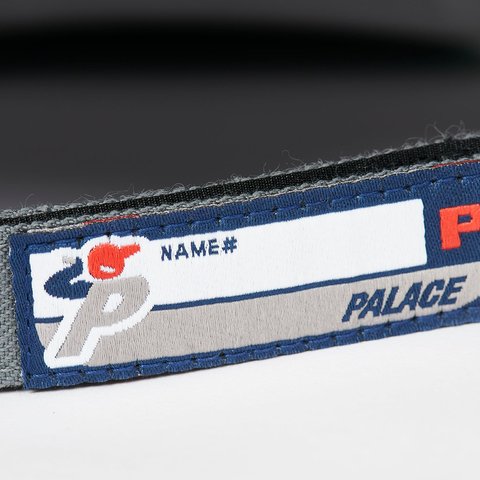 Palace POSH SCRIPT STRAPBACK GREY - Colorway