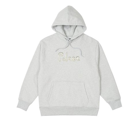 Palace LIQUID PALACE HOOD GREY MARL - €138.00