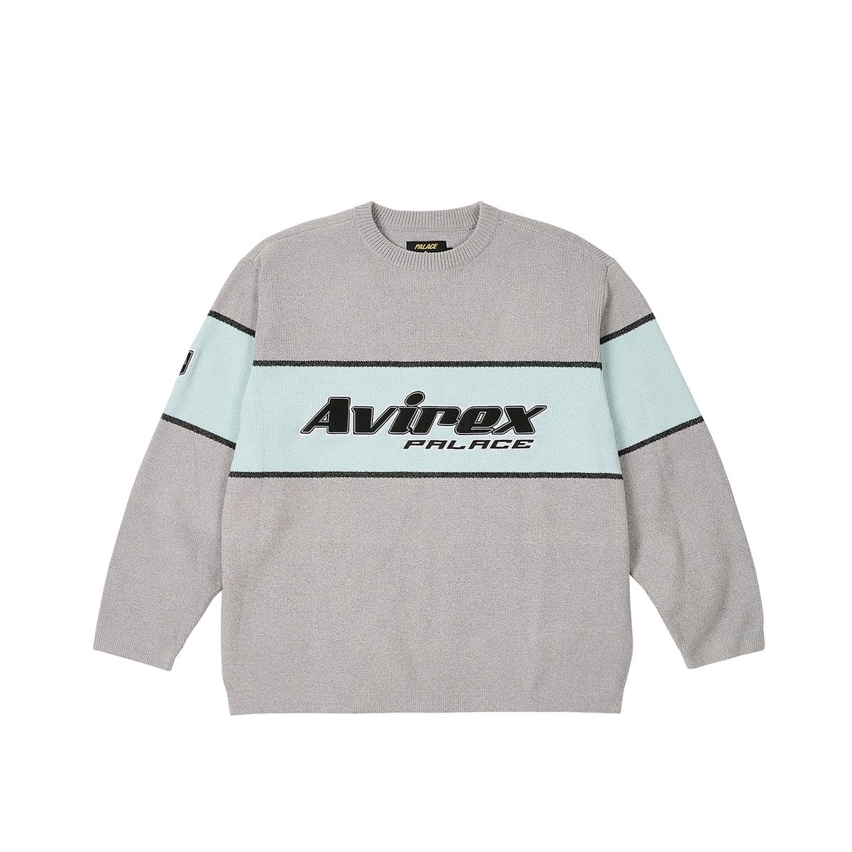 Palace PALACE AVIREX CHENILLE KNIT GREY (Autumn 2023) - €158.00
