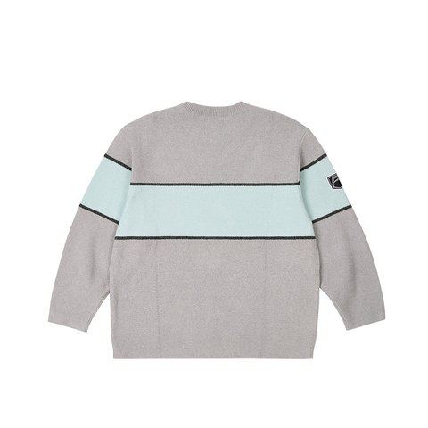 Palace PALACE AVIREX CHENILLE KNIT GREY - Colorway