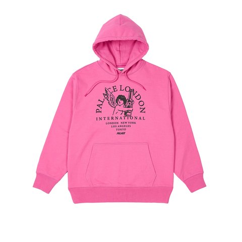 Palace INTERNATIONAL HOOD SHOCK PINK