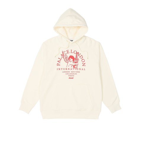 Palace INTERNATIONAL HOOD WHITE - €138.00