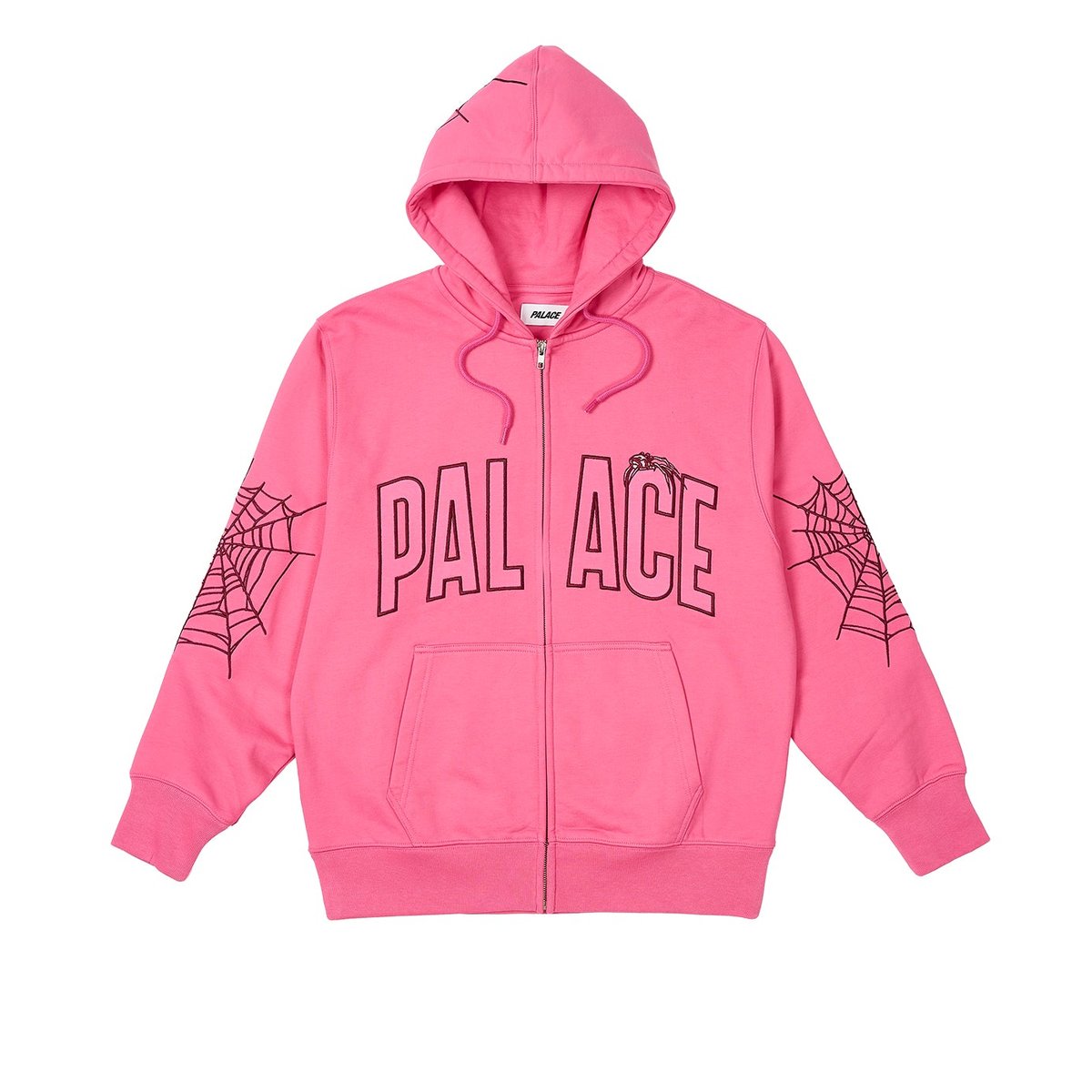 Palace SPIDER ZIP HOOD SHOCK PINK (Autumn 2023) - €168.00