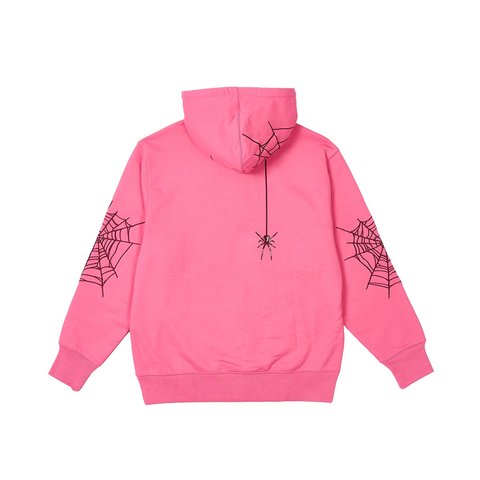 Palace SPIDER ZIP HOOD SHOCK PINK - Colorway