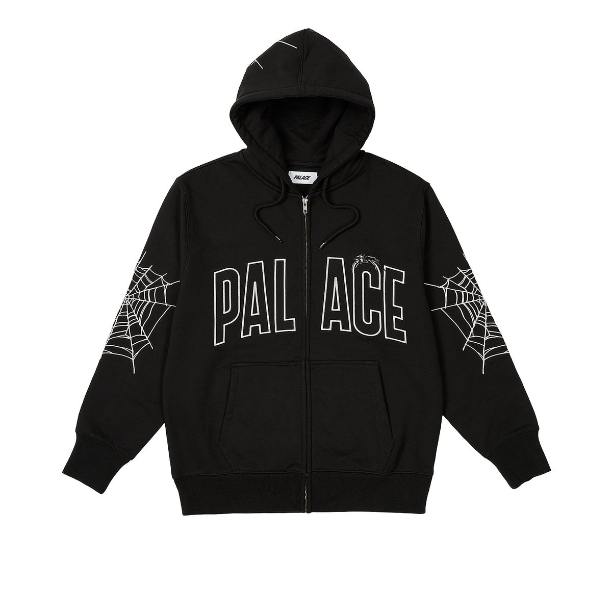 Palace SPIDER ZIP HOOD BLACK (Autumn 2023) - €168.00