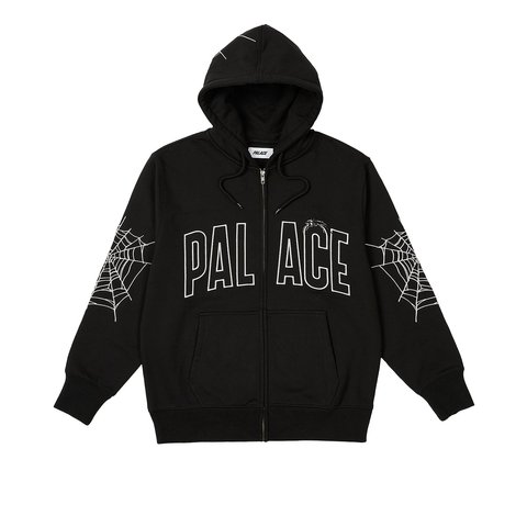 Palace SPIDER ZIP HOOD BLACK - €168.00