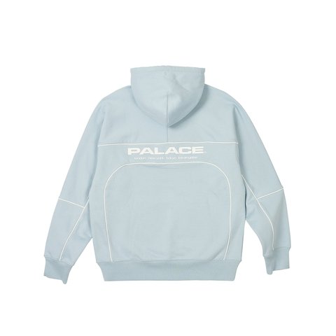 Palace TRACK HOOD CHILL BLUE - Colorway