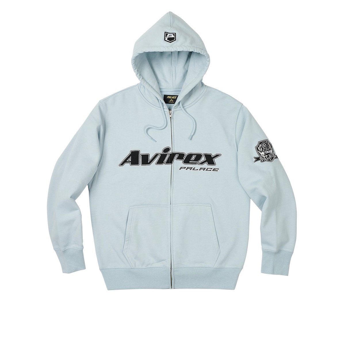 Palace PALACE AVIREX ZIP HOOD CHILL BLUE (Autumn 2023) - €168.00
