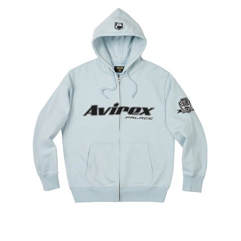 Palace PALACE AVIREX ZIP HOOD CHILL BLUE - €168.00