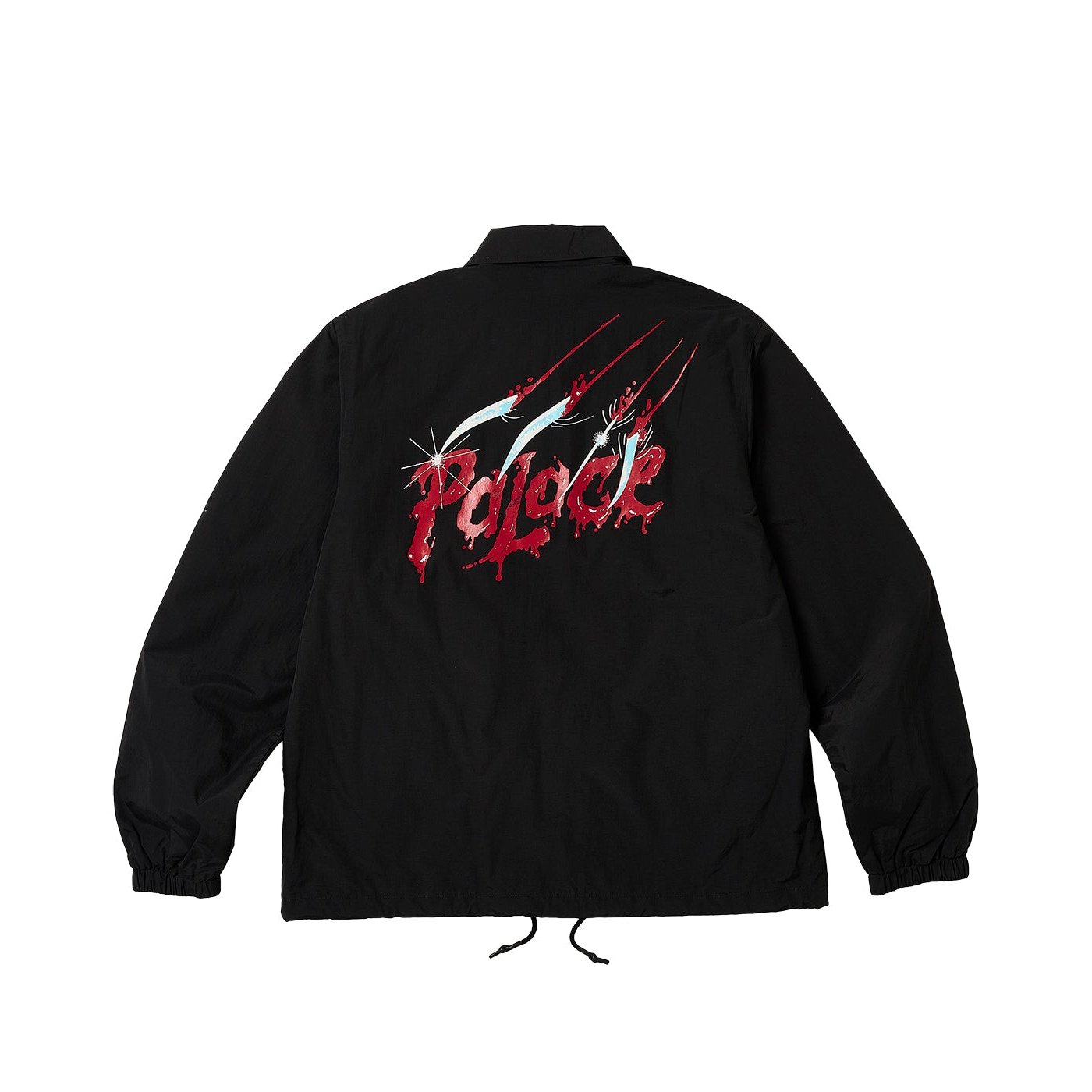 SCRATCHY COACH JACKET BLACK