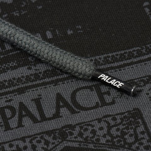 Palace MEGA PALACE HOOD BLACK - Colorway