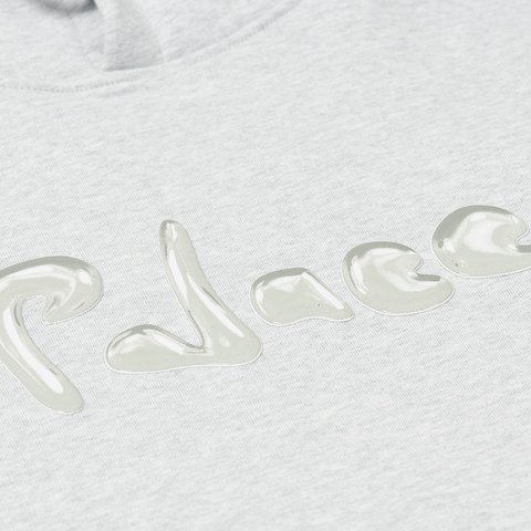 Palace LIQUID PALACE HOOD GREY MARL - Colorway