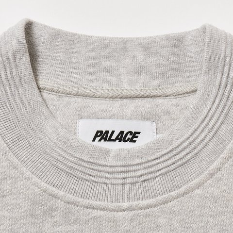 Palace PALACE LONDON CREW GREY MARL - Colorway