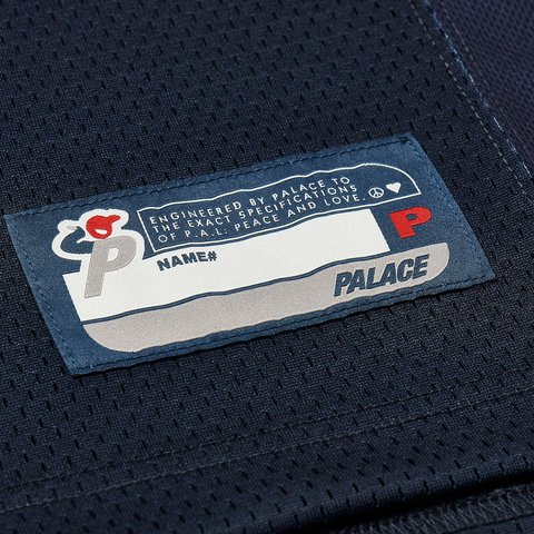 Palace CONTENDER MESH JERSEY NAVY - Colorway