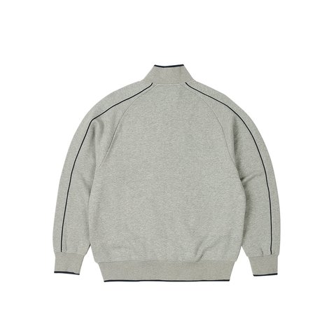 Palace GRIMEY ZIP FUNNEL GREY MARL - Colorway