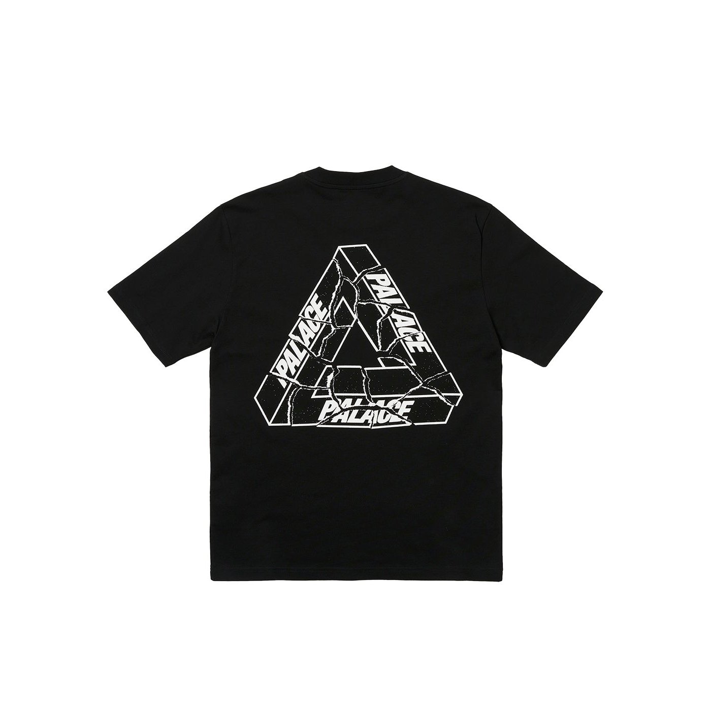 TRI-RIPPED T-SHIRT BLACK