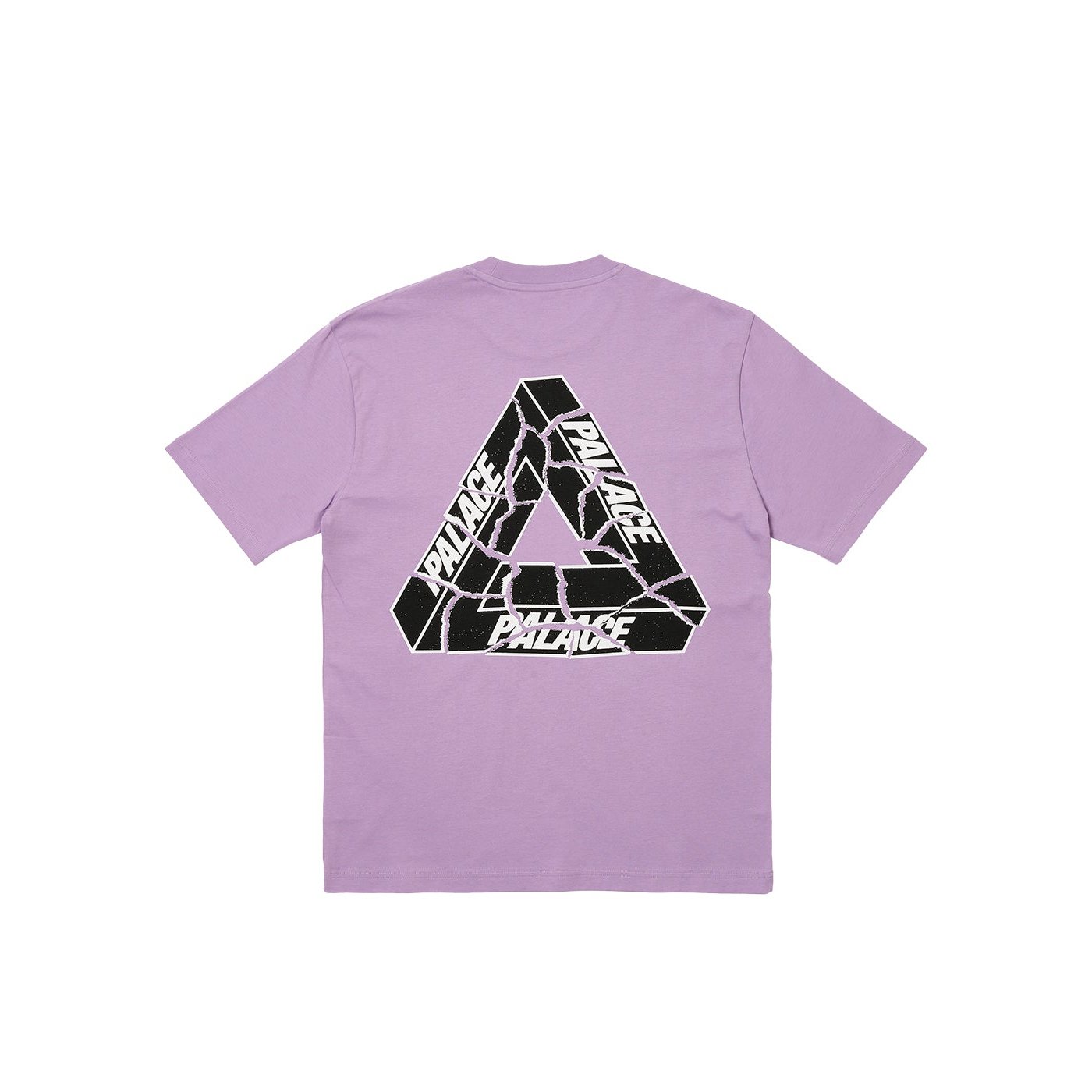 TRI-RIPPED T-SHIRT LIGHT PURPLE