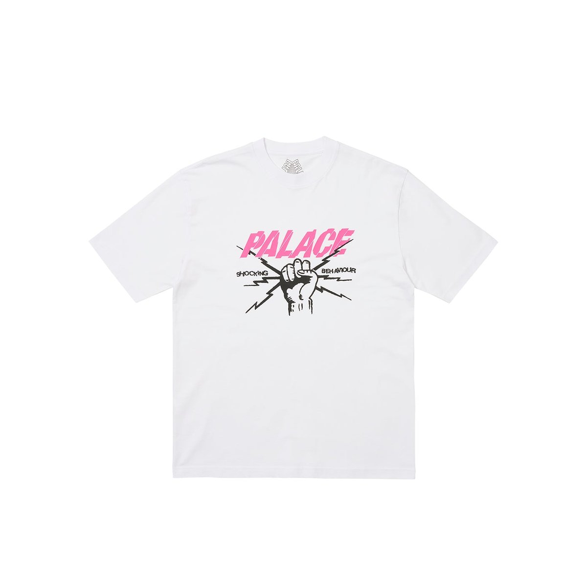 Palace SHOCKING BEHAVIOUR T-SHIRT WHITE (Autumn 2023) - €48.00