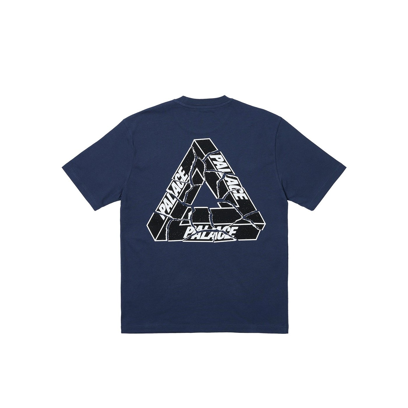 TRI-RIPPED T-SHIRT NAVY