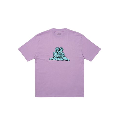 Palace CHISELED T-SHIRT LIGHT PURPLE - €48.00