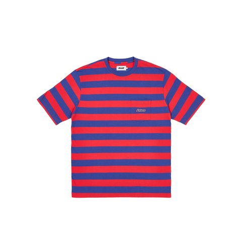 Palace BLOCK STRIPE T-SHIRT NAVY - €68.00