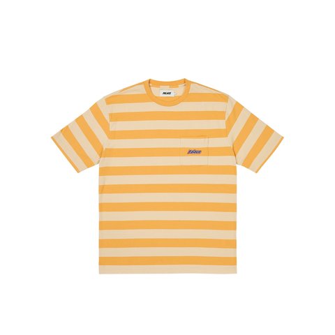 BLOCK STRIPE T-SHIRT AMBER NECTAR