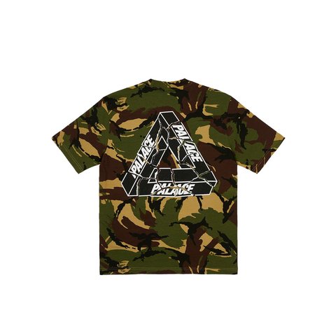 Palace TRI-RIPPED T-SHIRT WOODLAND CAMO - €48.00