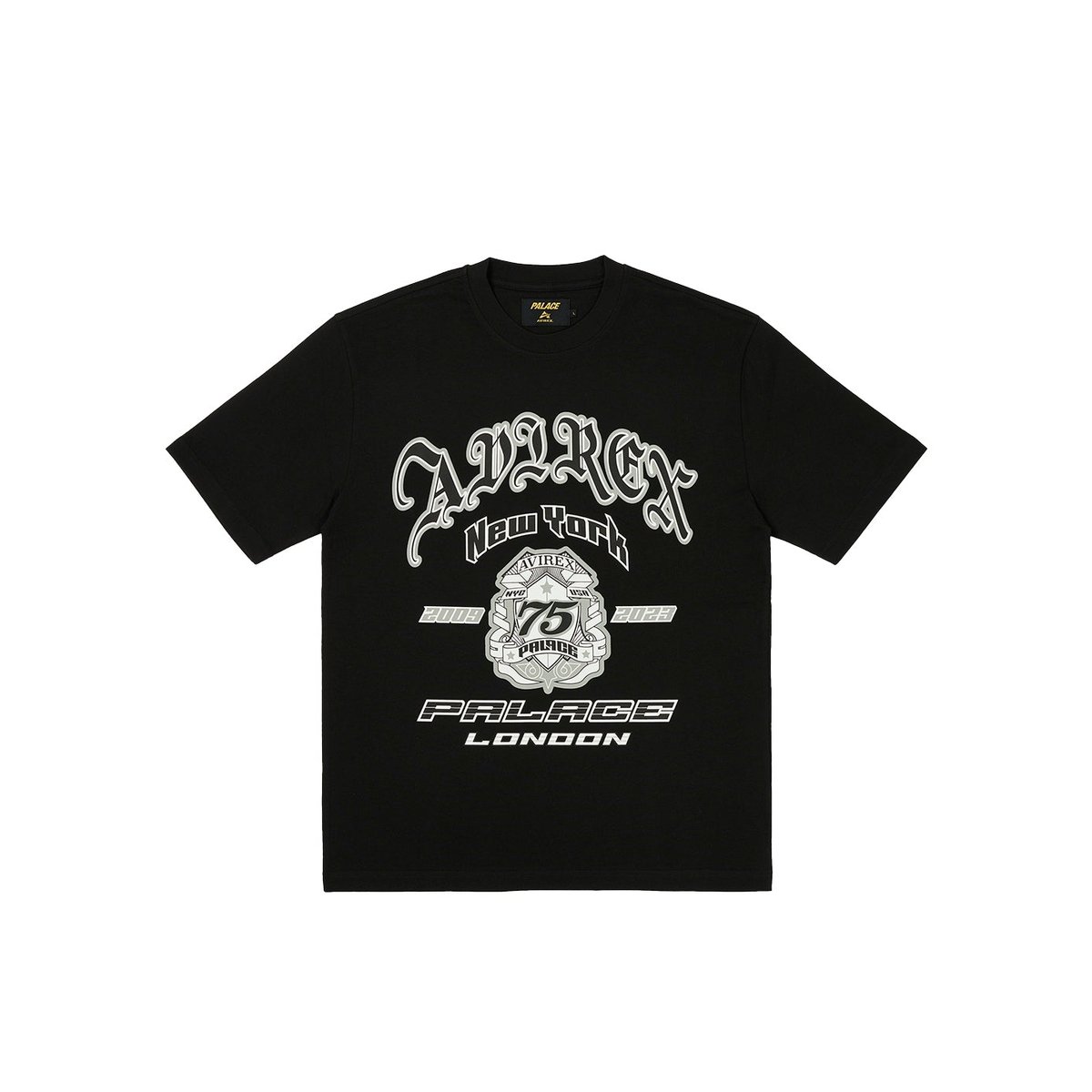 Palace PALACE AVIREX T-SHIRT BLACK (Autumn 2023) - €48.00