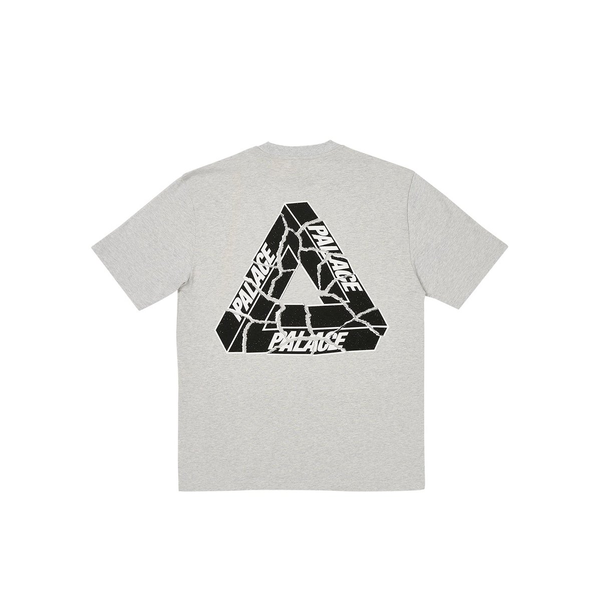 Palace TRI-RIPPED T-SHIRT GREY MARL (Autumn 2023) - €48.00