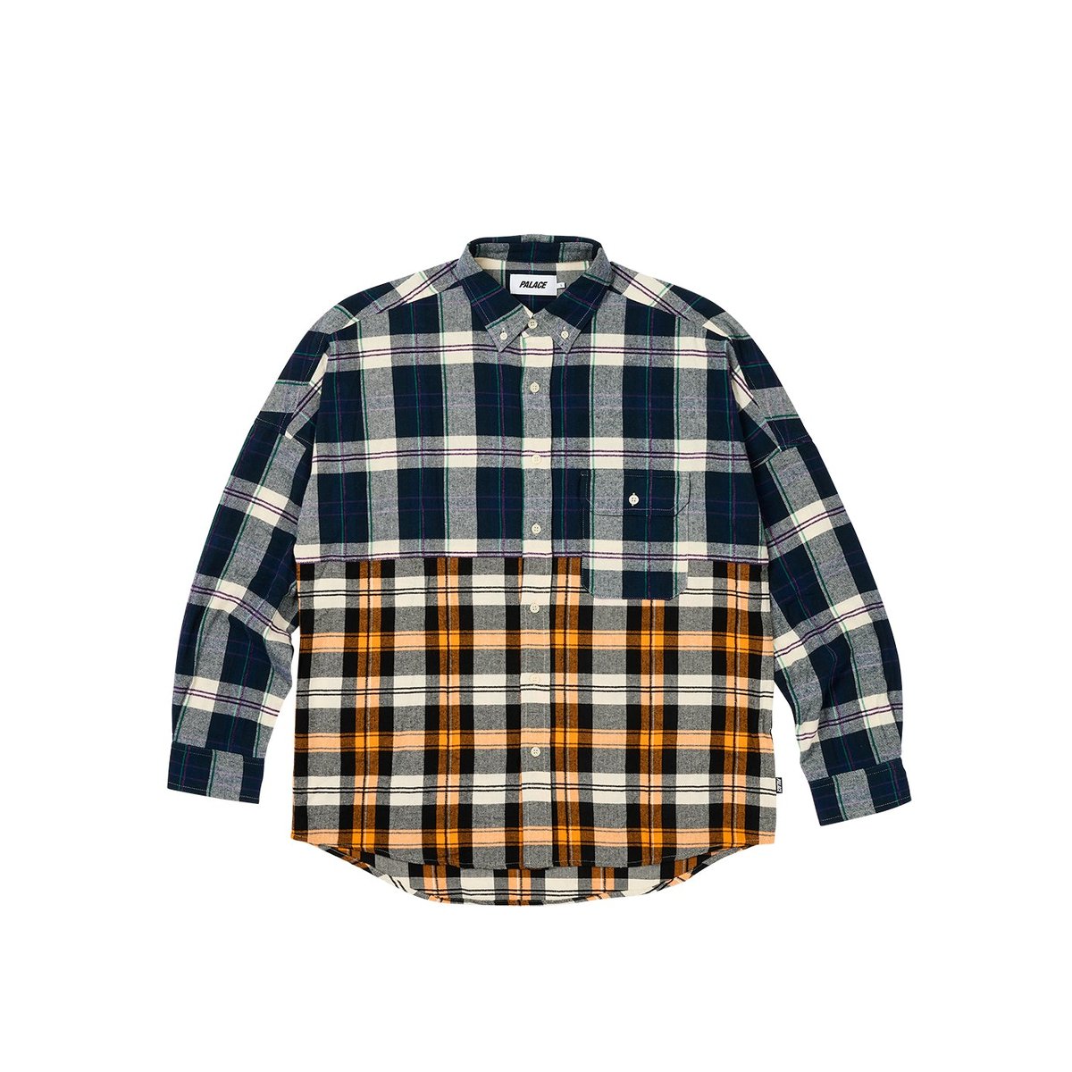 Palace CHECKMATE DROP SHOULDER SHIRT NAVY (Autumn 2023) - €168.00