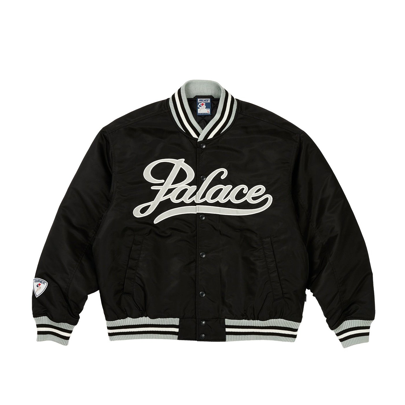 SATIN THE ARENA JACKET BLACK