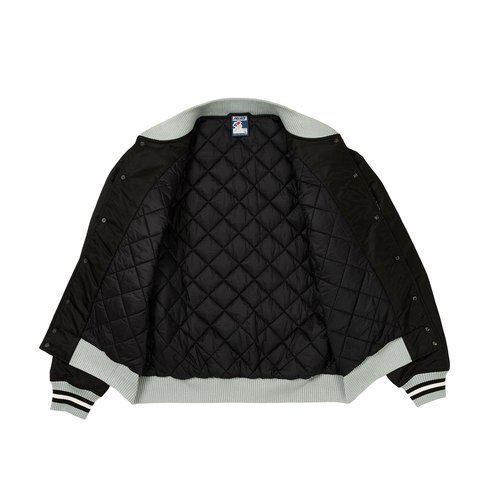 Palace SATIN THE ARENA JACKET BLACK - Colorway