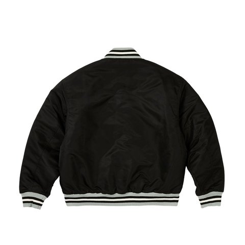 Palace SATIN THE ARENA JACKET BLACK - Colorway