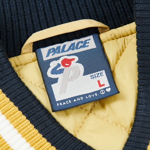 Palace SATIN THE ARENA JACKET GOLD - Colorway