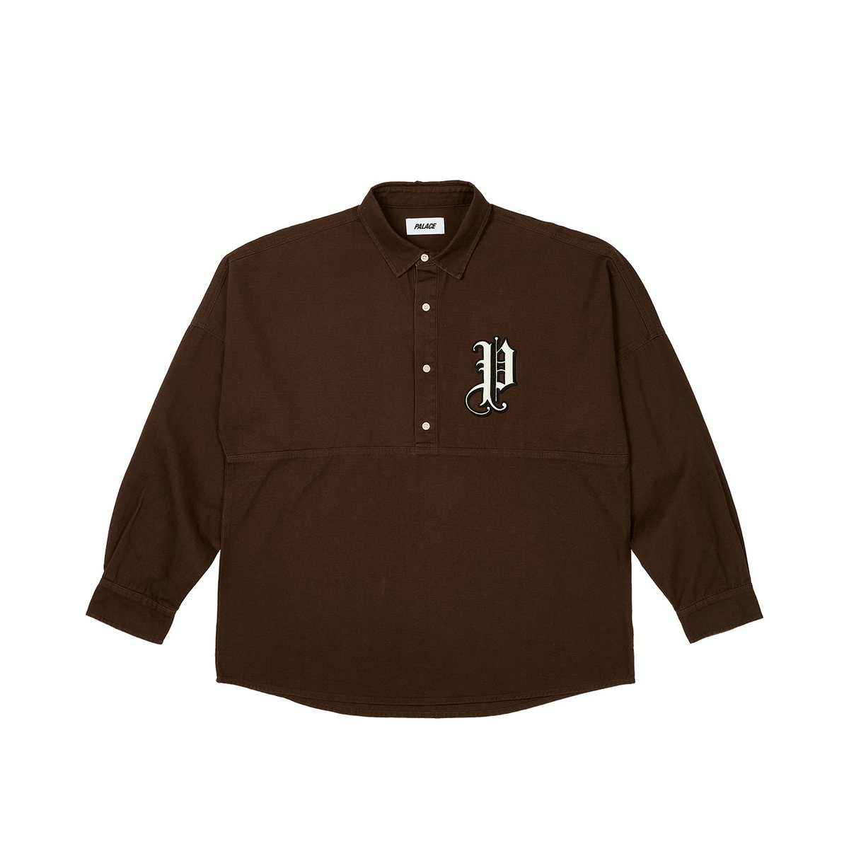 Palace OLD ENGLISH OVERSHIRT NICE BROWN (Autumn 2023) - €158.00