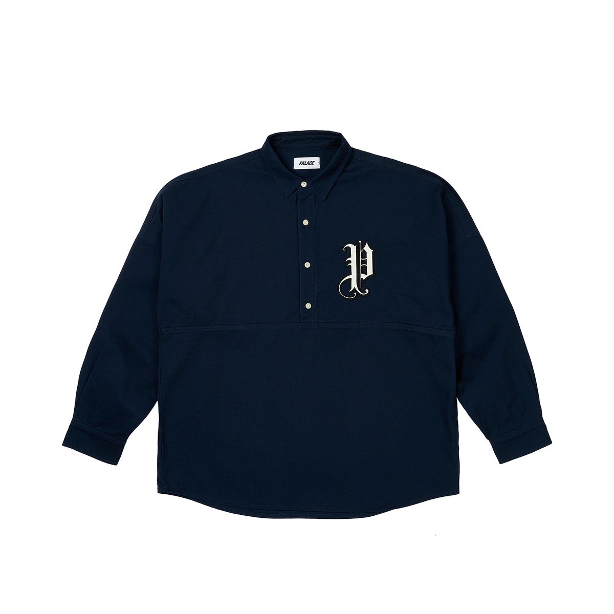 Palace OLD ENGLISH OVERSHIRT NAVY (Autumn 2023) - €158.00