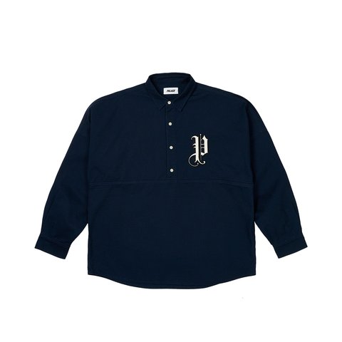 Palace OLD ENGLISH OVERSHIRT NAVY