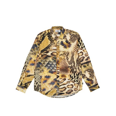 Palace ANIMAL PRINT SHIRT YELLOW - Colorway