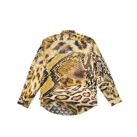 Palace ANIMAL PRINT SHIRT YELLOW - Colorway
