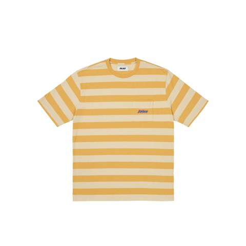BLOCK STRIPE T-SHIRT AMBER NECTAR